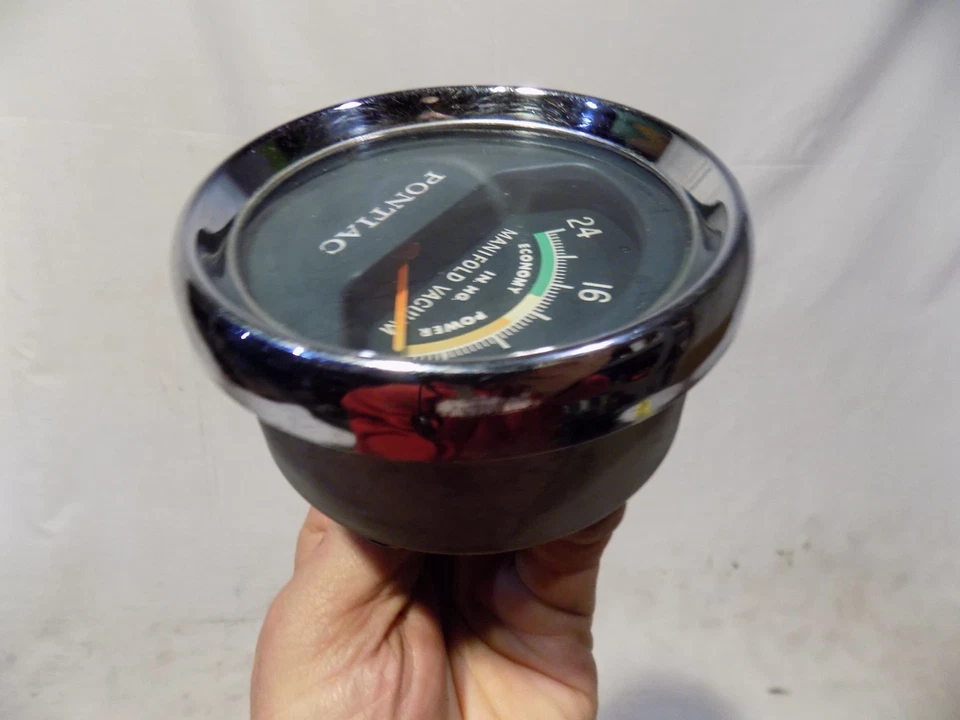 Pontiac 1964-67 medidor de vacío GTO Firebird Tempest montaje de consola Lemans 1965 1966 Foto 3 de 4