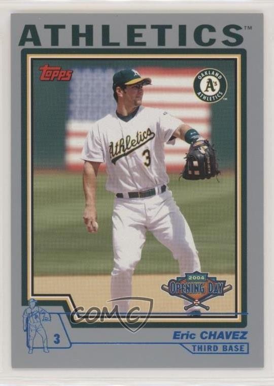 2004 Topps Opening Day Eric Chavez #65 2u3