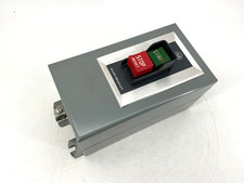 New Allen Bradley 609-BJW Ser K AC Manual Starter Pushbutton Size 1 3PH 600VAC
