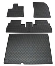Gummi Fußmatten Kofferraumwanne für Opel Combo E 2018- Set Gummimatten Auslage
