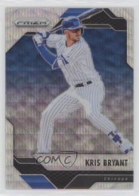 2017 Panini Chronicles Prizm Blue Wave Prizm 4/199 Kris Bryant #31 uk2
