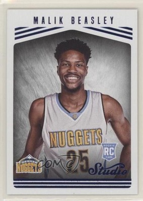 2016-17 Panini Studio Studio Edition Malik Beasley #183 Rookie RC fz0