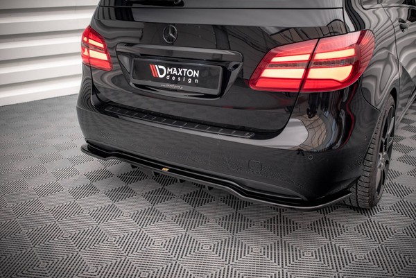Mittlerer Diffusor Heck Ansatz DTM Look FüR Mercedes-Benz B W246 FL HeckschüRze-image