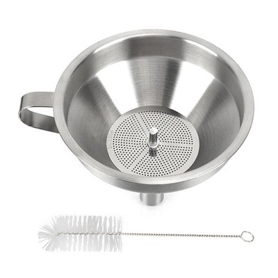 3D-Printer Resin Filter Funnel 304 Stainless-Steel Removable Double Strainer UV