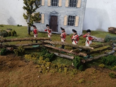 jihamme93 hand painted Revolutionary war toy soldiers set 4