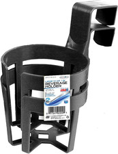 92200 Large Plastic Cup Holders, Black, Pack of 2