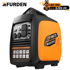 Efurden 2500 watt Gas generator Inverter, Portable Generator Quiet 120V Parallel