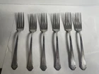 Sterling Silver "Lady Mary" Towle 6 PC Dinner Fork 7 1/4" - 227.5 GRAMS