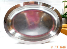 SALADMASTER Piatto Ovale Servizio Teglia da Forno 18-8 Inox NON MARCATO A