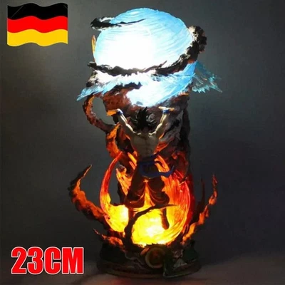 MARKENLOS Son Goku Genkidama Dragon Ball Figur Modell Sammler mit Licht 23cm DHL