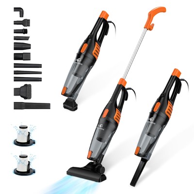 Corded Vacuum Cleaner, 12 in 1 Ultra-Lightweight Vacuum Cleaners for Home 15K...