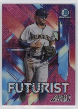 2021 Bowman Futurist Mega Box Pink Mojo Refractor 194/199 Garrett Mitchell uk2