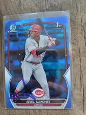 Ariel Almonte Signed 2023 Bowman Sapphire Baseball Card #BCP-78 Reds