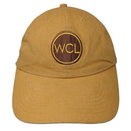 WCL Slideback Baseball Hat Yellow One Size Embroidered HeadShots KC Caps