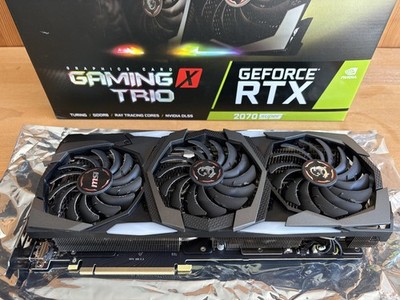 MSI GeForce RTX 2070 Super Gaming X Trio GDDR6 PCIe 3.0 RGB HDMI DisplayPort