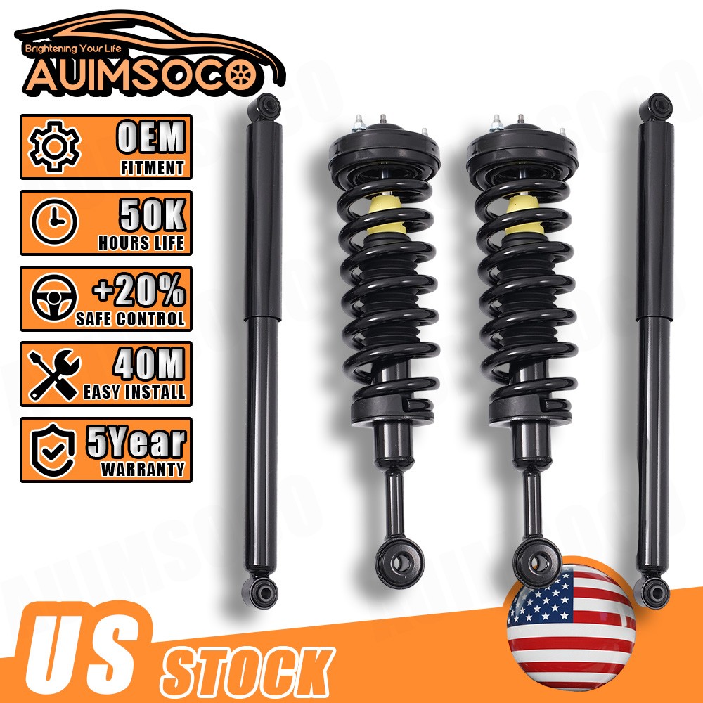 Front Struts + Rear Shocks for 2005-2008 Ford F-150 Lincoln Mark LT 2006-2008