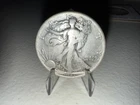 1943 Walking Liberty Half Dollar In F Condition (B11) w/ Free Buffalo Nickels