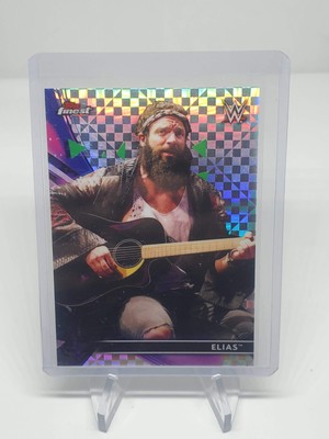 2021 WWE Topps Finest Elias Xfractor Refractor WWE Drift Away Raw