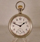 ANTIQUE ELGIN "B.W.RAYMOND" 19j SWING-OUT OPEN FACE 18s RAILROAD POCKET WATCH