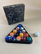 MINI Size Billiard Pool Ball Set 1.5" 1 1/2" lots of wear for 6' kids table