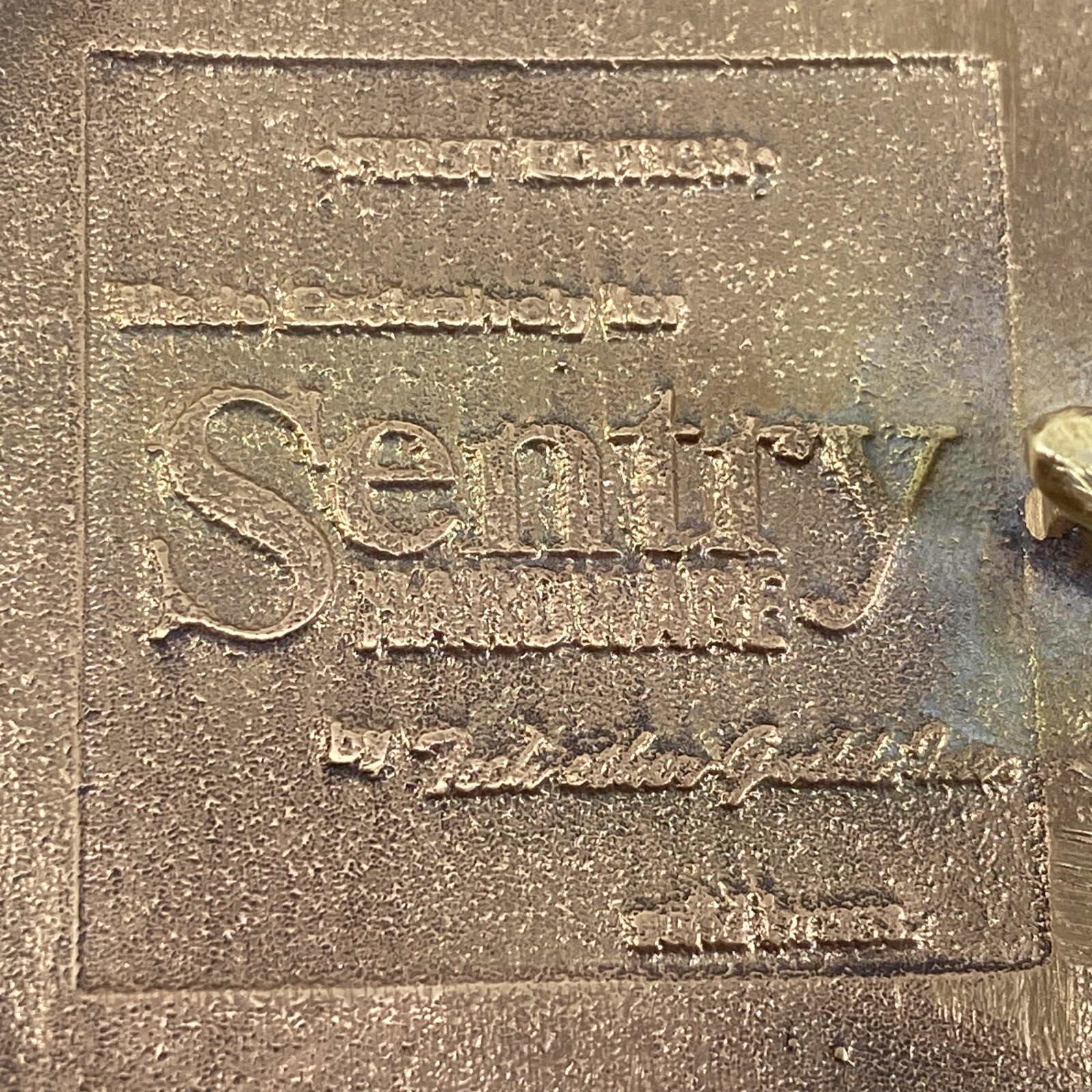 Vintage Tech Ether Guild SENTRY HARDWARE Solid Br… - image 6