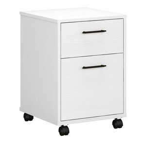 Bush Furniture Key West 2 Drawer Mobile File Cabinet In Pure White Oak 42976107086 Ebay