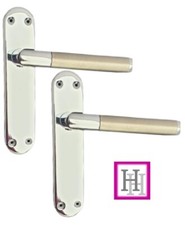 Lever Latch Door Handles Satin Nickel & Chrome Dual Finish 1-15 Pairs Mitred D9 