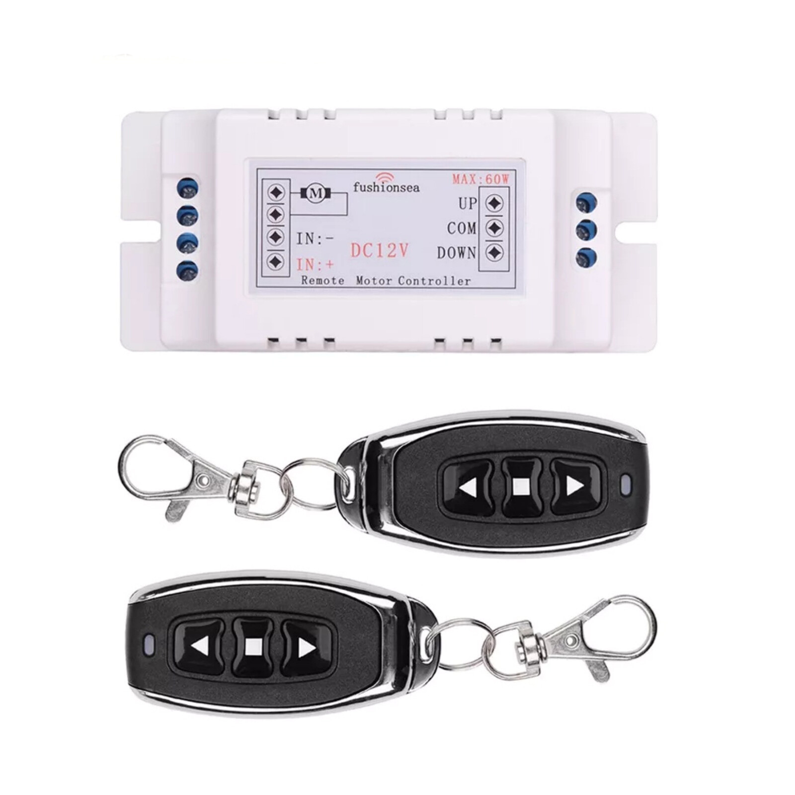 Motor Wireless Remote 12V Switch 2 Channel  Universal Remote Control RF433MHz