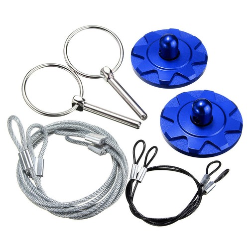 Kit de apariencia de bloqueo de pasador con capucha de aluminio para billetes CNC universal para automóvil - Imagen 11 de 14