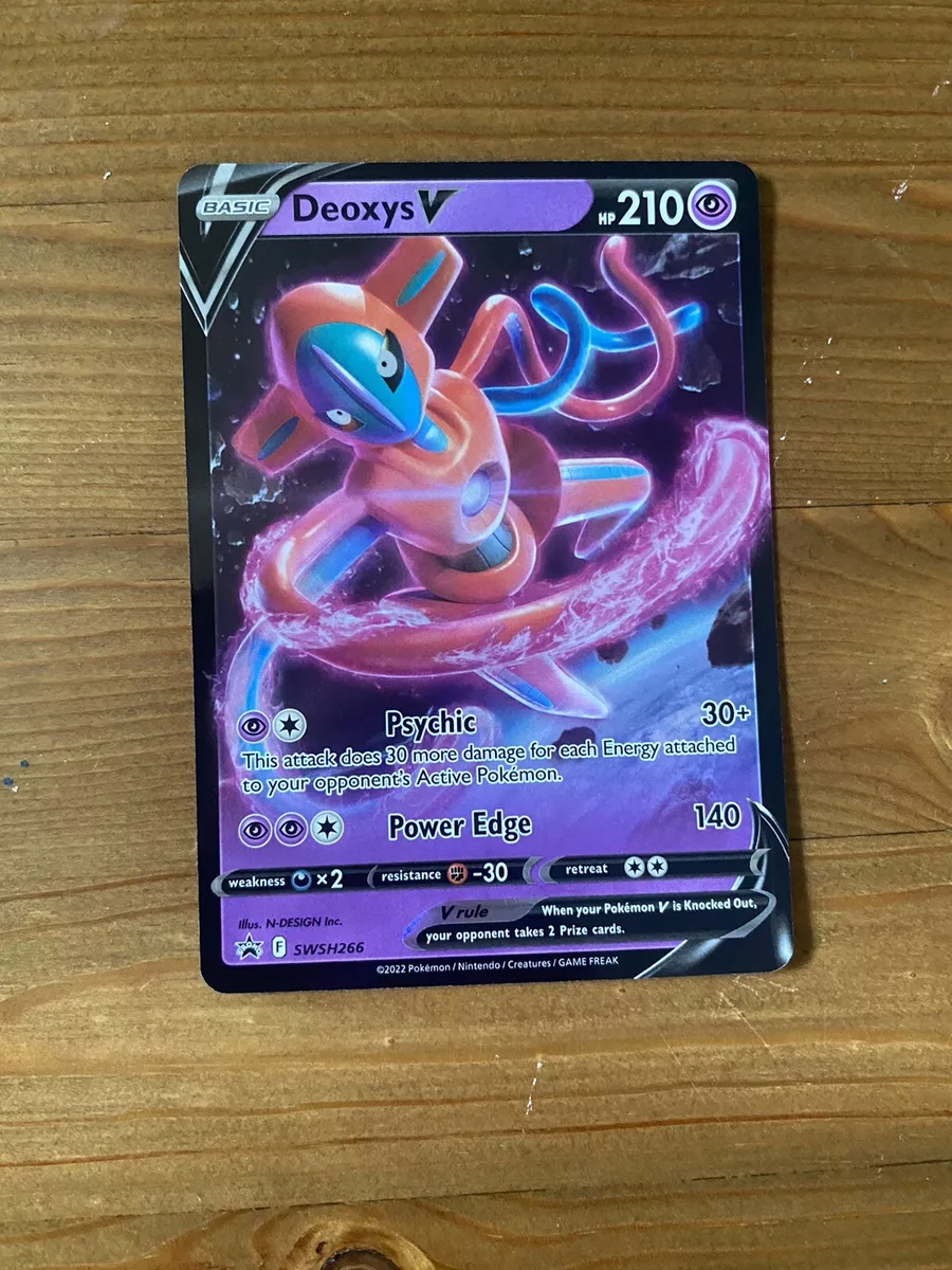 Pokémon TCG Deoxys V SWSH Black Star Promos SWSH266 Holo Promo