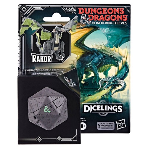 Hasbro Dungeons & Dragons Honor Among Thieves D&D Dicelings Black Dragon RAKOR - 第 3/11 張圖片