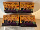 Orange Halloween lights - 400 total lights