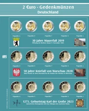 Nachtragsblatt Premium "2€ Bundesländer" Blatt 7345-6