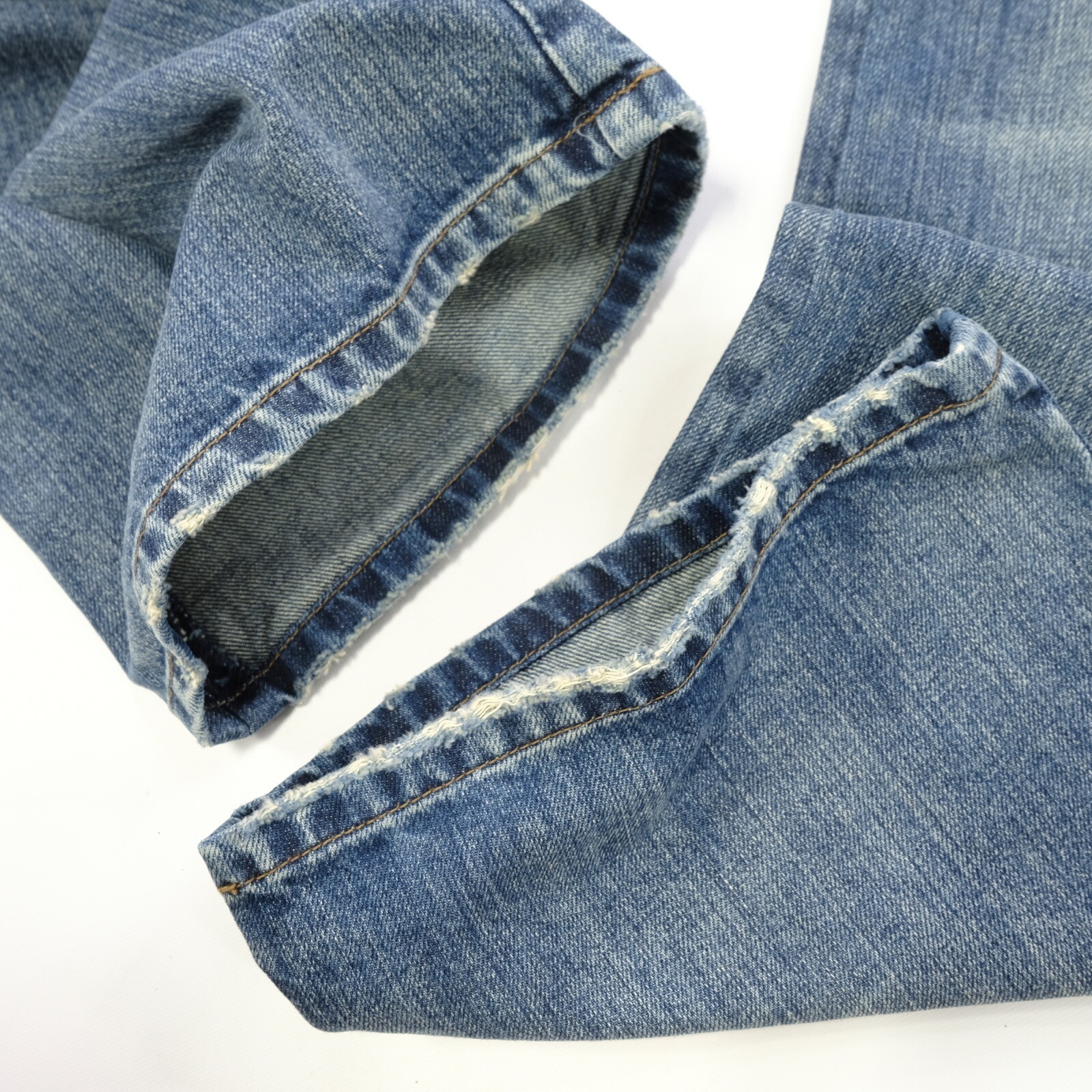 Rare Vintage LAUREN JEANS CO. Ralph Paisley Patchwork Denim Jeans 2000s Polo S image 6