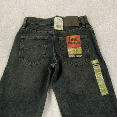 Lee Boys Premium Select Relaxed Straight Leg Adjustable Waistband Size 14 Short - Picture 3 of 16