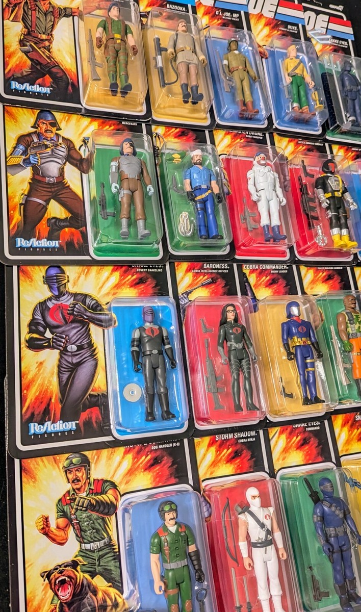 発売当初GI JOE 玩具封入冊子等まとめました(35) タカラ TMW G.I.JOEのためのG.I.JOE 全8種コンプリートセット