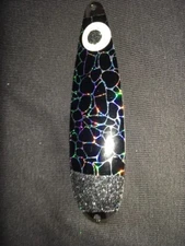 High Percentage Salmon Trolling Spoon With Hyper Vis Tape Not Paint 4 3/4”.
