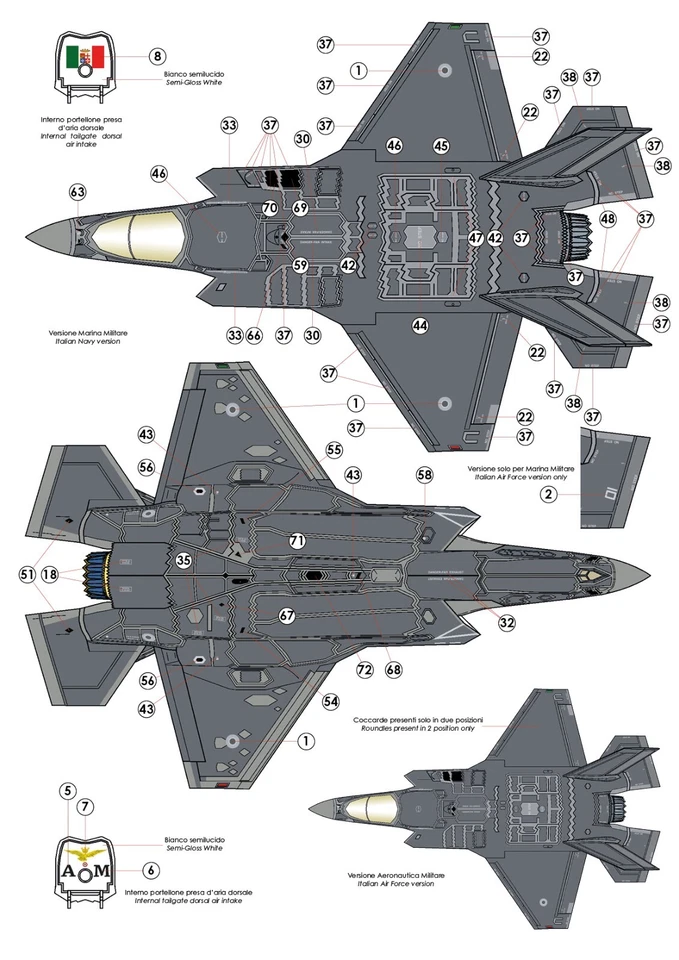 TAURO MODEL TM32/535 LOCKHEED/MARTIN F-35B LIGHTNING II SCALA 1:32 - Immagine 4 di 4