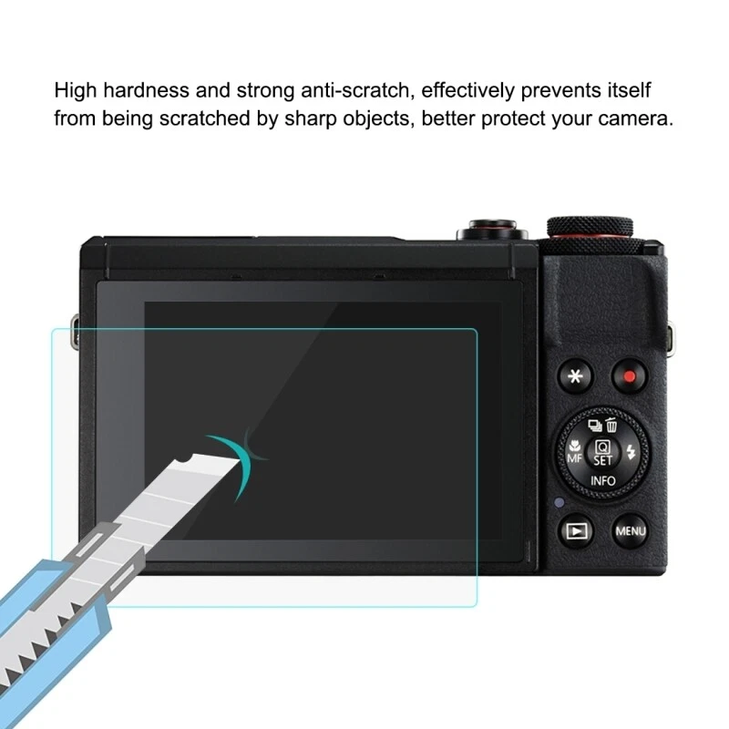 For Canon PowerShot G7 X Mark III 9H Tempered Glass Film G7X3 Screen Protector - Image 4 of 4