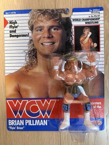 WCW Galoob Brian Pillman Wrestling Action Figure M...