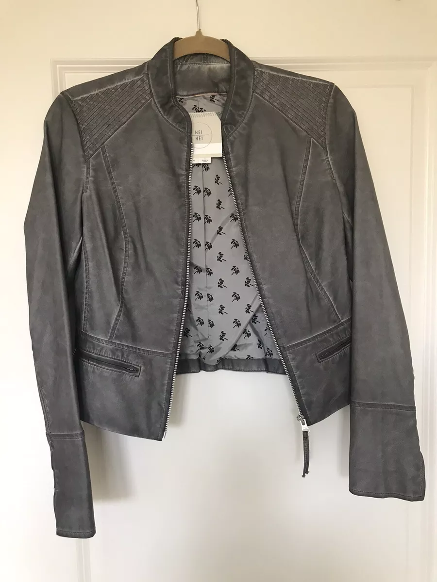 Hei hei vegan leather jacket sale