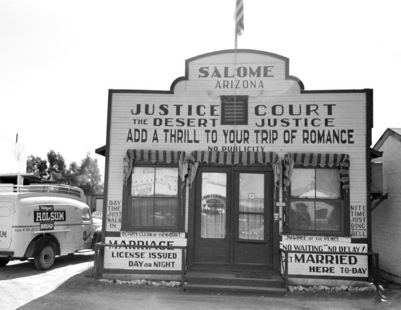 1942 Marriage Mill, Salome, Arizona Old Photo 8.5" x 11" Reprint eBay