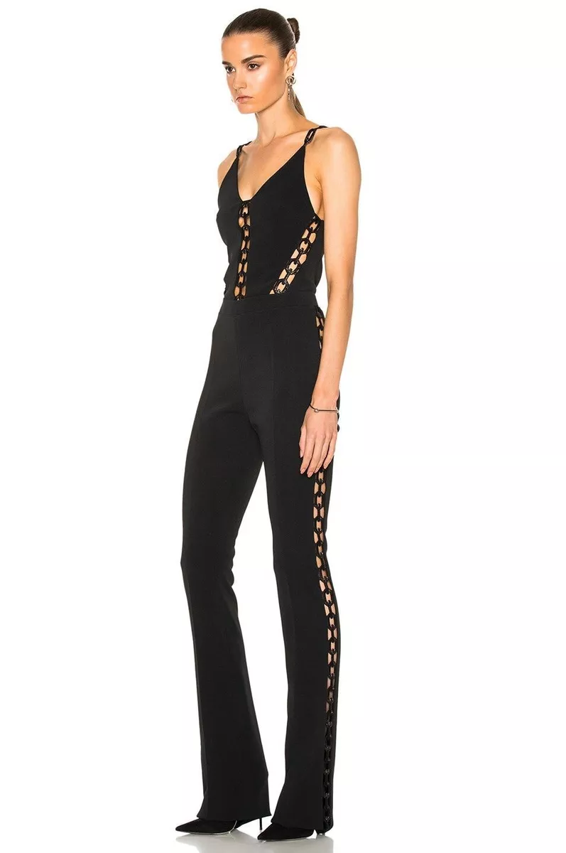 Logo Chain Jumpsuit : Women Dress Black | Gcds