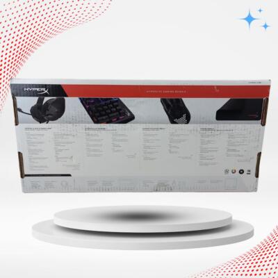 HyperX PC Gaming Bundle - Keyboard / Mouse / Headset / Microphone / Mat