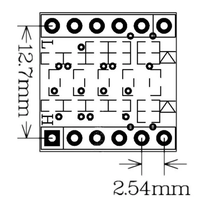 2x I2C 5V-3.3V 2 Kanal Level Shifter Konverter Pegelwandler Arduino Raspberry - Bild 3 von 3