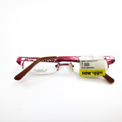 Taka T2635 BUR Eyeglasses Frames Burgundy Full Rim 50-18-135 | eBay