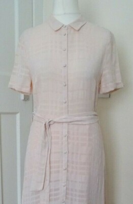 Ladies Pale Pink Emma Willis Shirt Tiered Maxi Dress UK 6,8,10,14 | eBay UK