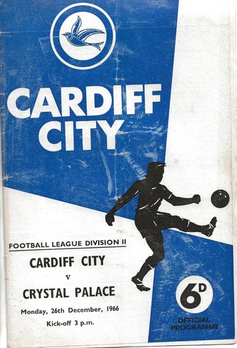 PROGRAMAS DE FÚTBOL EN CASA DE CARDIFF CITY 1966 A 1970 ~ TÚ ELIGES EL QUE QUIERES - Imagen 5 de 27