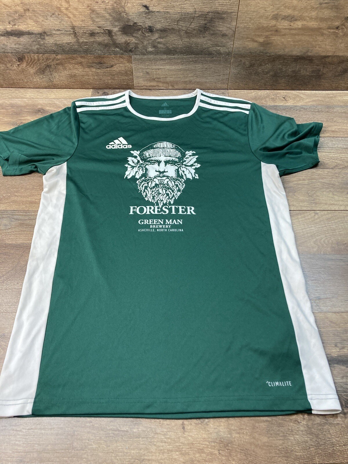 Adidas Forester Green Man Brewery Soccer Jersey Asheville North Carolina  Small | eBay