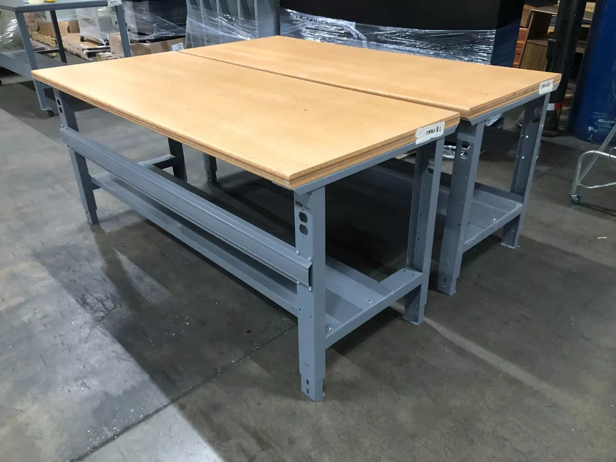 ULINE Metal Workbench tables Light work use